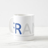 "France" Typography Mug コーヒーマグカップ (正面左)