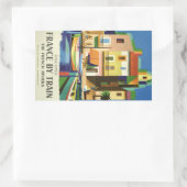 FRANCE Vintage Travelスタンプ 長方形シール (バッグ)