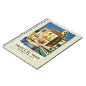 FRANCE Vintage Travelノートブック ノートブック (左側)