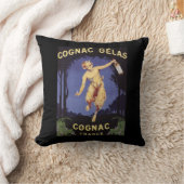 FranceCognac Gelas昇進のPosterFrance クッション (ブランケット)