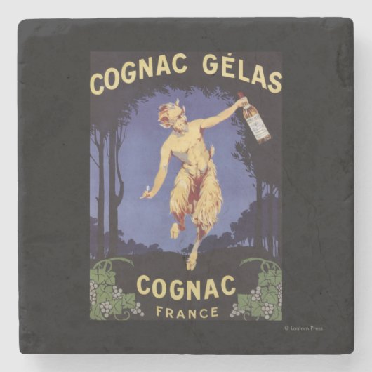 FranceCognac Gelas昇進のPosterFrance ストーンコースター (正面)