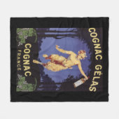 FranceCognac Gelas昇進のPosterFrance フリースブランケット (正面(横))