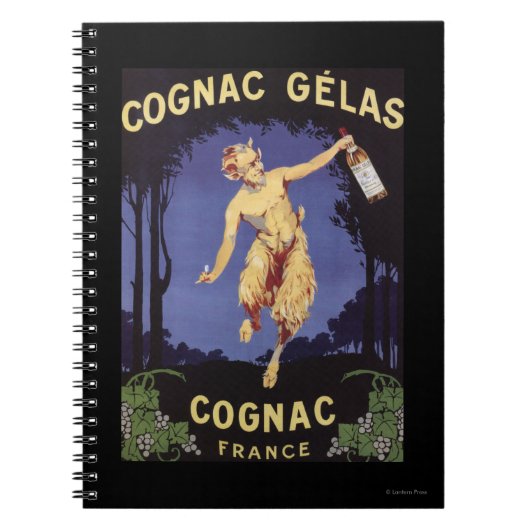 FranceCognac Gelas Promotion Posterフランス ノートブック (正面)
