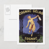 FranceCognac Gelas Promotion Posterフランス ポストカード (正面/裏面)