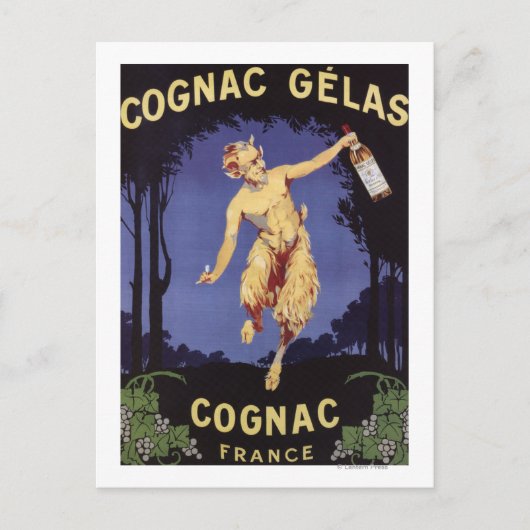 FranceCognac Gelas Promotion Posterフランス ポストカード (正面)