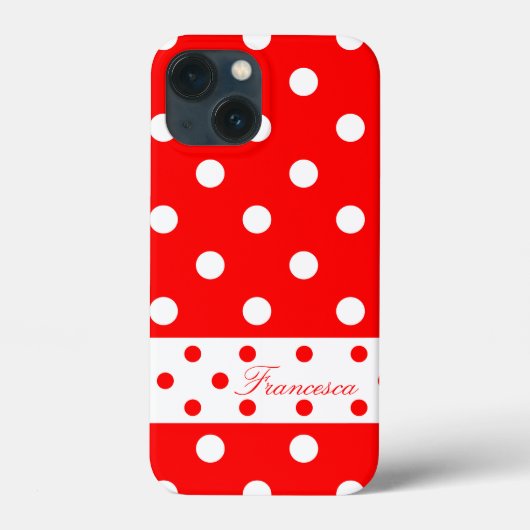 Francesca – お客様の名前をテンプレートに Case-Mate iPhoneケース (裏面)