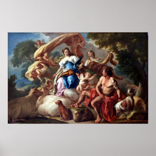 Francesco de Mura Juno (Hera)がアルガスにIoを約束 ポスター (正面)