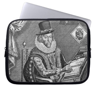 Francis Baconの(1561-1626年の)子爵のポートレートの ラップトップスリーブ