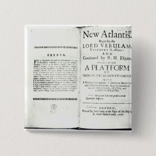 Francis BaconへのTitlepages 缶バッジ (正面)