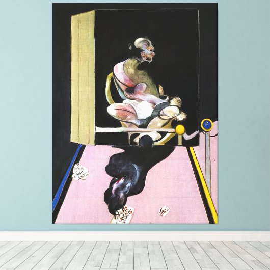 Francis Bacon art キャンバスプリント (インサイチュ (ウッドフロア))