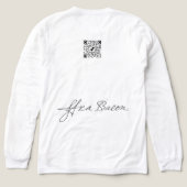 Francis Bacon English philosopher トライブレンドＴシャツ (デザイン背面)