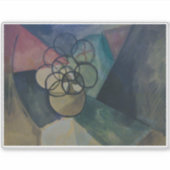 Francis Picabia, Caoutchouc, 1909.抽象芸術・アート シール (正面)