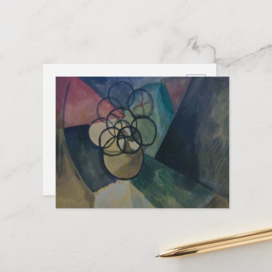 Francis Picabia, Caoutchouc, 1909.抽象芸術・アート ポストカード (正面/裏面インサイチュ)