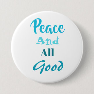 Franciscan Peace and All Good Pin 缶バッジ