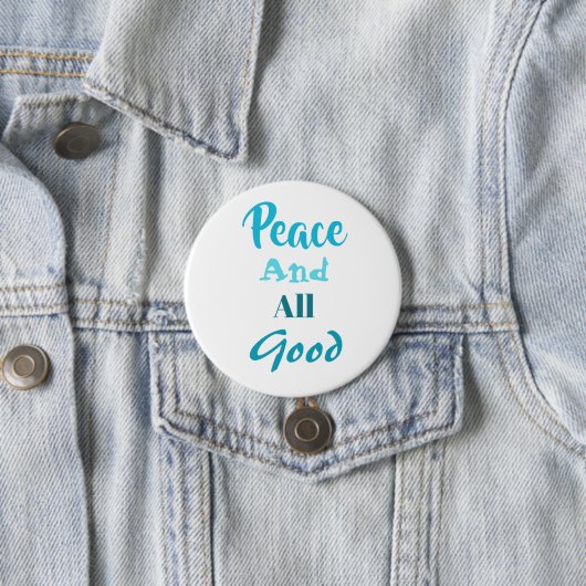 Franciscan Peace and All Good Pin 缶バッジ (インサイチュ)