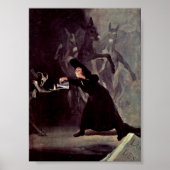 Francisco de Goya - The lamp of the Devil ポスター (正面)