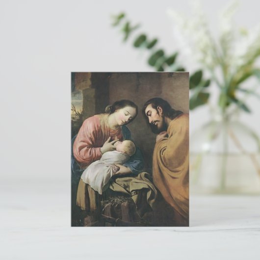 Francisco de Zurbaran – エジプトへのフライトの残り ポストカード (スタンド正面)