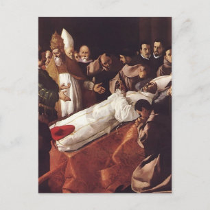 Francisco de Zurbaran – 聖ボナベンチュラの死 ポストカード