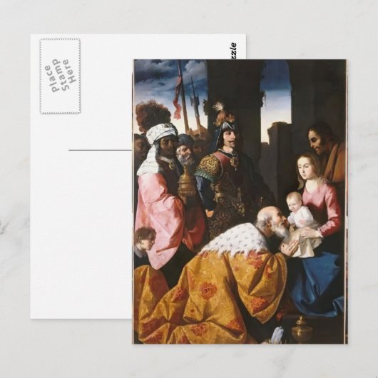 Francisco de Zurbaran - Adoration of the Magi ポストカード (正面/裏面)