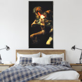 FRANCISCO GOYA – 土星が彼の息子の1つを掘り起こす キャンバスプリント (インサイチュ (寝室))