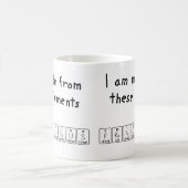 Franciscus周期表名mug コーヒーマグカップ (中央)