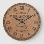FRANCOIS ファミリーウォールクロック ラージ壁時計 (正面)