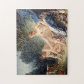 Francois Boucher著彼女のBathを去っているダイアナ ジグソーパズル (縦)