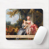 Francois Boucher鋼片のドウのロココ様式の女性芸術 マウスパッド (マウス)