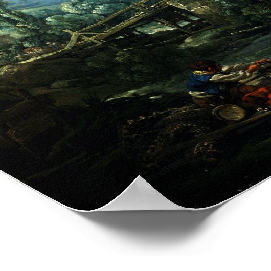 François Boucher Mill at Charenton ポスター (角)