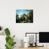 François Boucher Mill at Charenton ポスター (ホームオフィス)