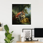 François Boucher The Four Seasons: Spring Frühling ポスター (ホームオフィス)
