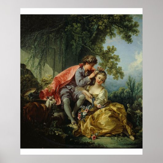 François Boucher The Four Seasons: Spring Frühling ポスター (正面)