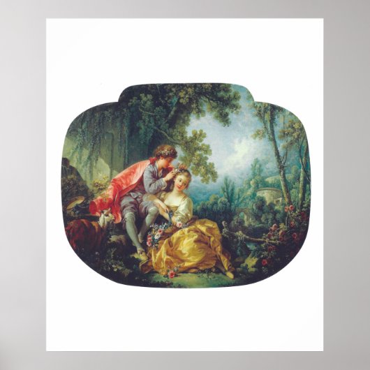 François Boucher The Four Seasons: Spring Frühling ポスター (正面)