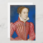 Francois Clouet – メアリー、スコット女王 サンキューカード (正面/裏面)