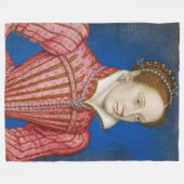 Francois Clouet – メアリー、スコット女王 フリースブランケット (正面(横))