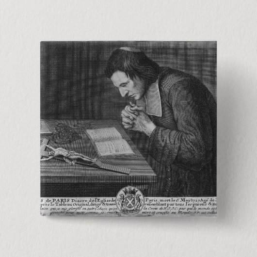 Francois deパリ 缶バッジ (正面)