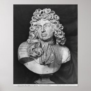 Francois de Crequy、c.1690のバスト ポスター