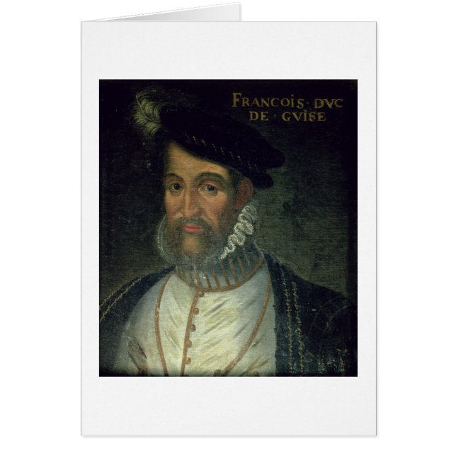 Francois Guise (1519-63年の) Fre第2公爵の、ポートレート (正面)