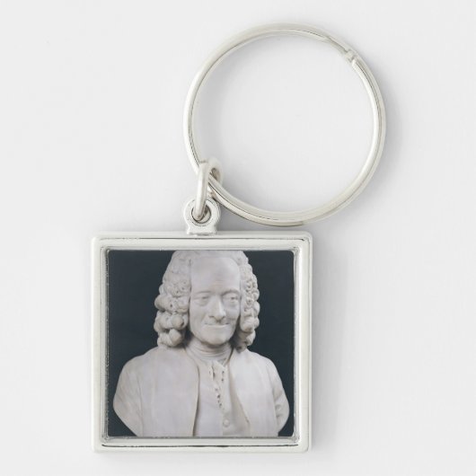 Francois Marie Arouet de Voltaire 1778年のバスト キーホルダー (正面)