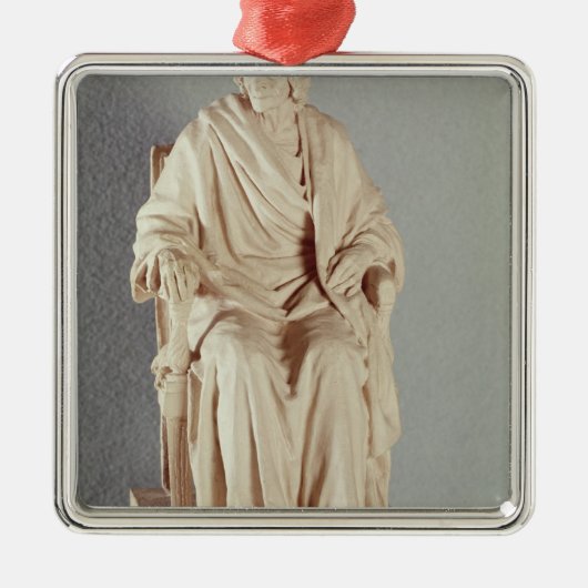 Francois Marie Arouet Voltaire 1778年 メタルオーナメント (正面)