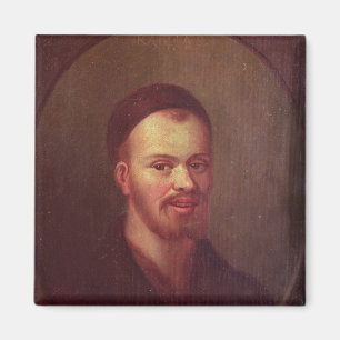 Francois Rabelais、フランスのな風刺家のポートレート マグネット