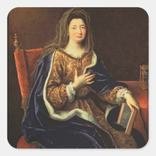 Francoiseのd'Aubigne (1635-1719年)のポートレートMa スクエアシール