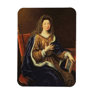 Francoiseのd'Aubigne (1635-1719年)のポートレートMa マグネット