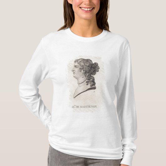 Francoiseのd'Aubigne、de Maintenon夫人 Tシャツ (正面)