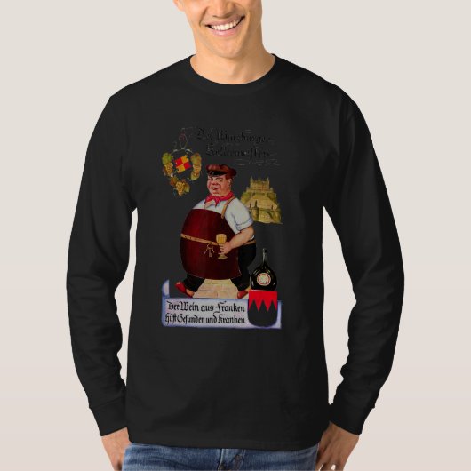 Franconia Germany Cellar Master Illustration With  Tシャツ (正面)