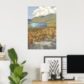 Franconia Notch State Park Travel Poster ポスター (ホームオフィス)