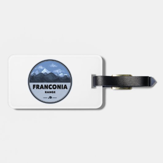 Franconia Range New Hampshire Camping ラゲッジタグ (裏面横)