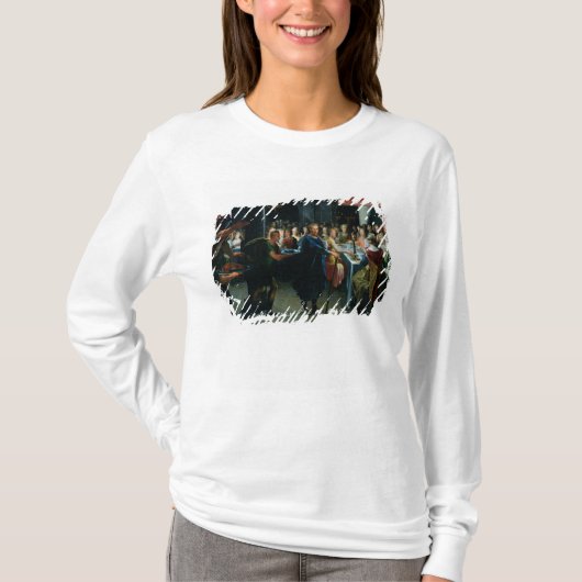 Francusに宴会を提供するサイコロ Tシャツ (正面)