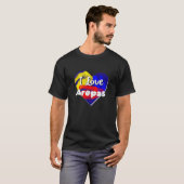 Franela Venezolana I love arepas T Shirt Tシャツ (正面フル)