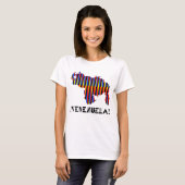FRANELA VENEZUELA MAPA CRUZ DIEZ Tシャツ (正面フル)